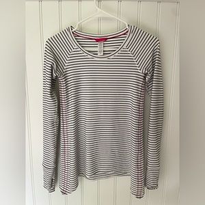 Ivivva Lululemon Practice Ready Long Sleeve Stripe Top